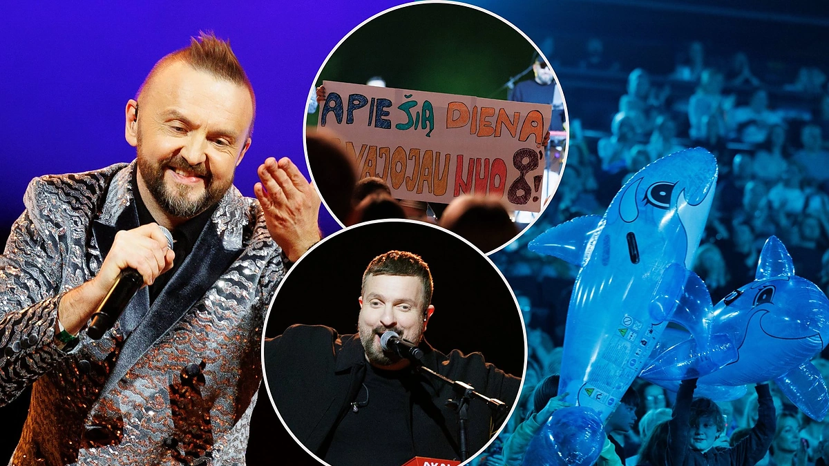 „Delfinai“ sugrįžo vienam koncertui / Eriko Ovčarenko / BNS nuotr.