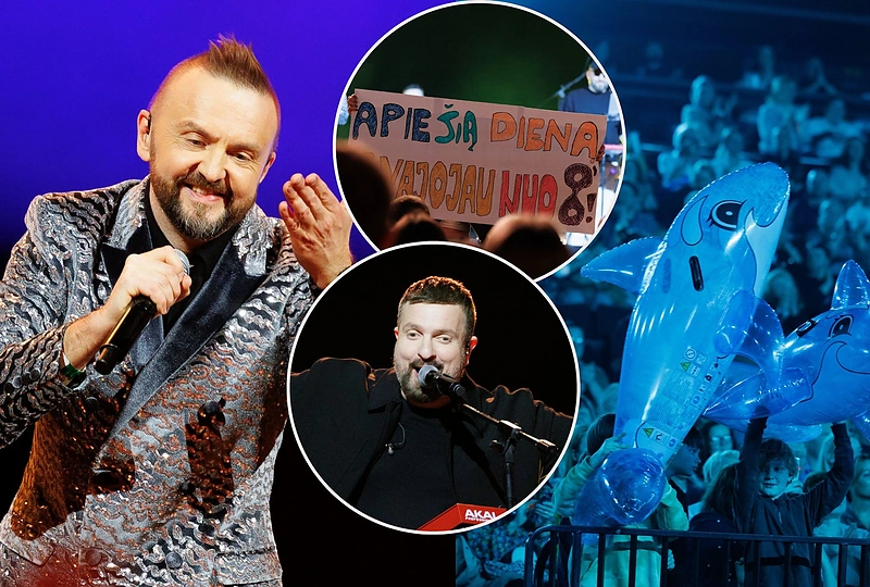 „Delfinai“ sugrįžo vienam koncertui / Eriko Ovčarenko / BNS nuotr.