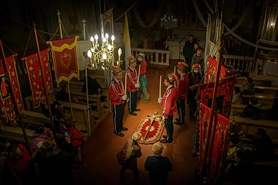 „Sacrum ir profanum Pievėnuose“ filmavimas