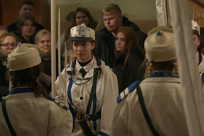 „Sacrum ir profanum Pievėnuose“ filmavimas