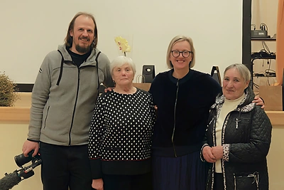 „Sacrum ir profanum Pievėnuose“ filmavimas