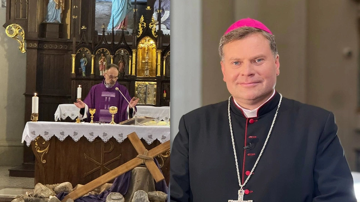 Vysk. Darius Trijonis ir kun. Virginijus Kazaitis / Vilniaus arkivyskupijos ir Sigitos P. nuotr.