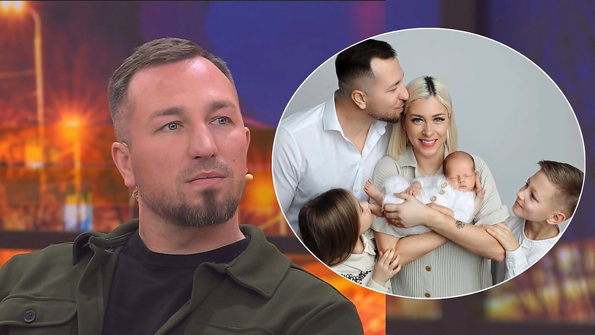 Karolis Akulavičius su šeima / LNK ir asmeninio albumo nuotr.