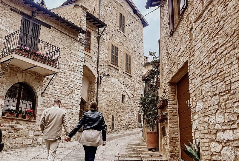 Rokas Valinskis su mylimąja Evelina / Asmeninio albumo nuotr.