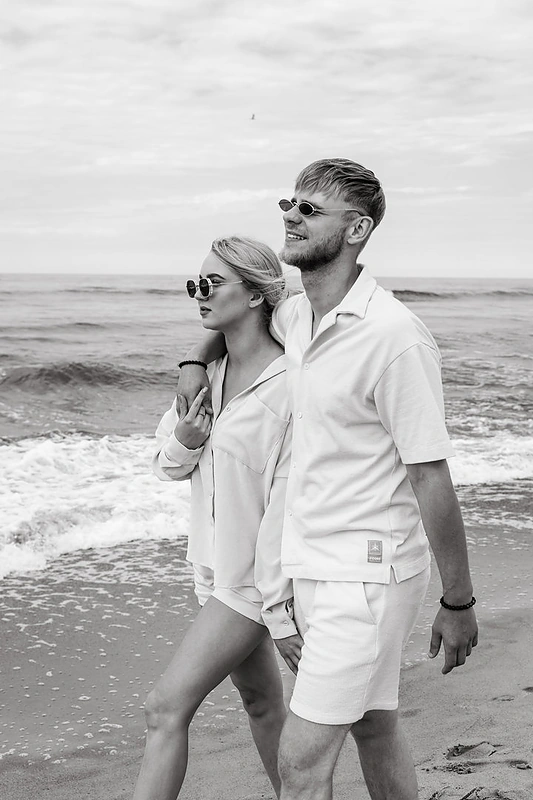 Rokas Valinskis su mylimąja Evelina / Asmeninio albumo nuotr.