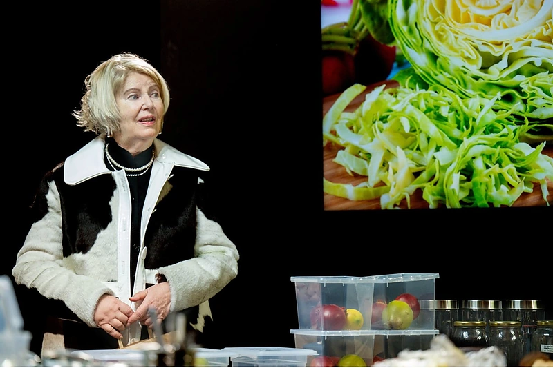 Spektaklis „Fermentacija“ aktorė Vaiva Mainelytė / D.Matvejevo nuotr.