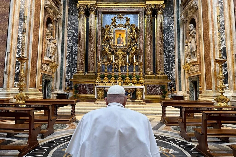 Popiežius Pranciškus / HANDOUT / AFP