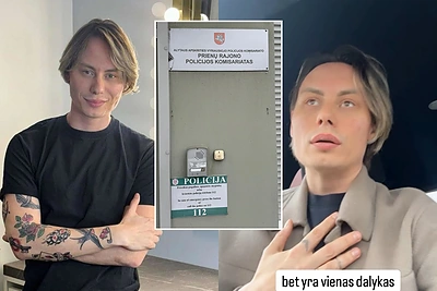 Ąžuolas Misiukevičius – policijos komisariate: „Tokie dalykai nėra malonūs“