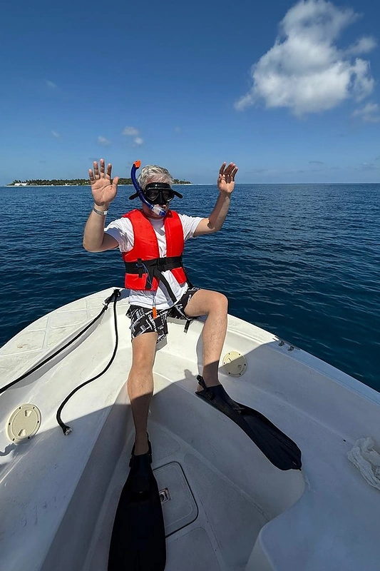 Edvardo Žičkaus atostogos Maldyvuose / Asmeninio archyvo nuotr.