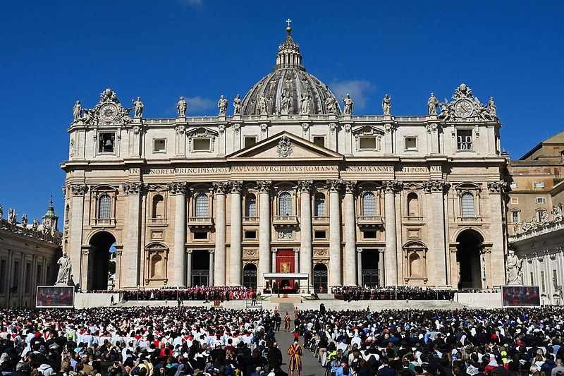 Popiežiaus Pranciškaus laidotuvės / AFP/„Scanpix“ nuotr.