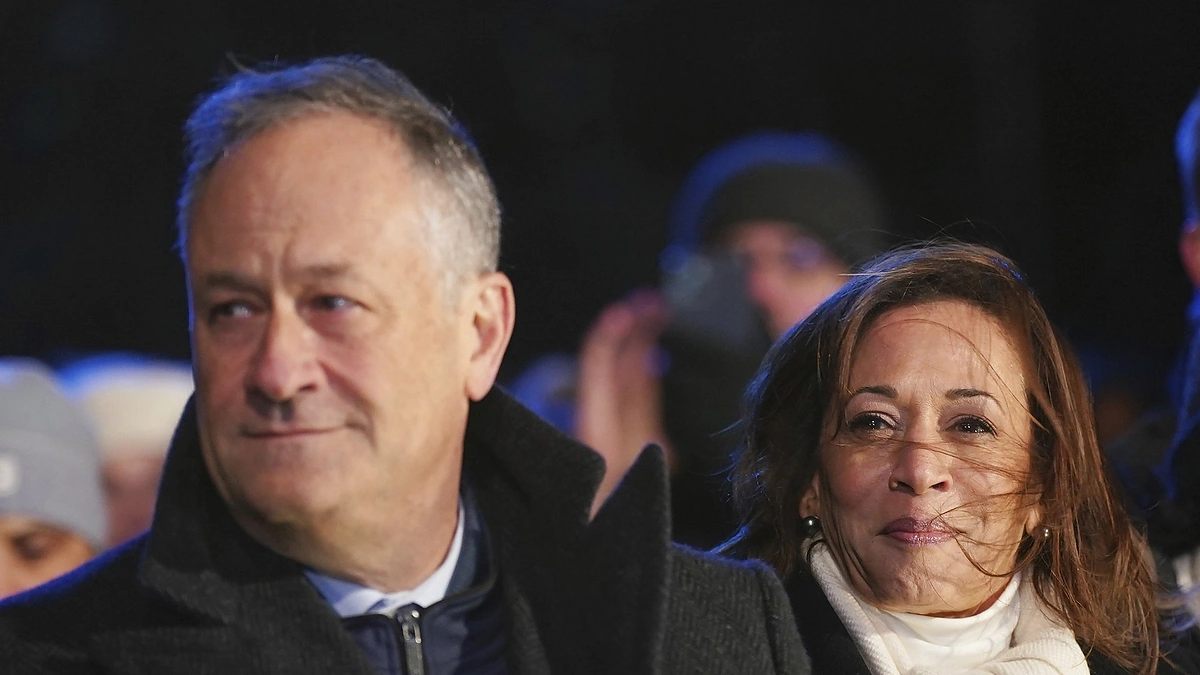 Dougas Emhoffas ir Kamala Harris / CNP/Scanpix