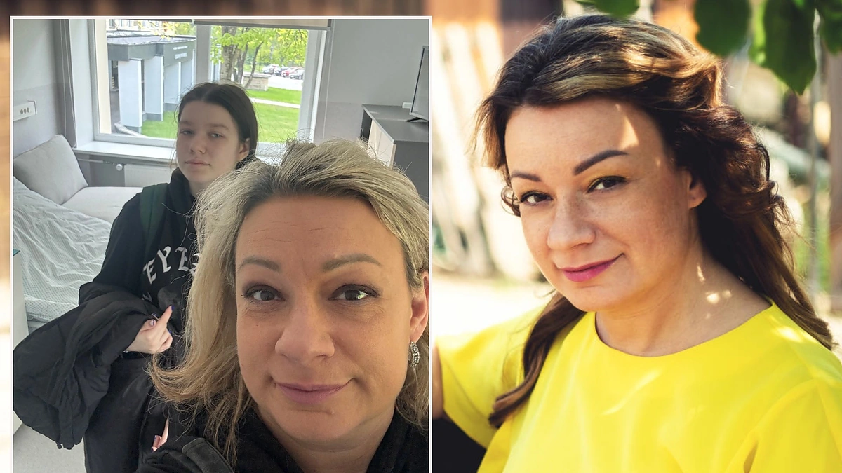 Rūta Lukoševičiūtė-Daudienė su dukra / Artūro Gerulskio ir asmeninio archyvo nuotr.