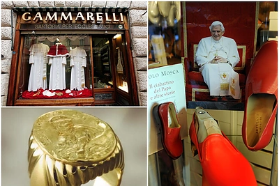 Įdomioji Vatikano mada: ką simbolizuoja raudoni popiežiaus batai, kepuraitė, skirtingų spalvų kojinės?