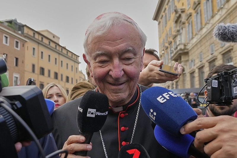 Anglijos ir Velso Romos Katalikų Bažnyčios vadovas kardinolas Vincentas Nicholsas / AP / Andrius Sarcevičius nuotr.