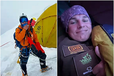 Į Everestą kopiantis Aurimas Valujavičius pribloškė alpinistus: „Buvo apakę“