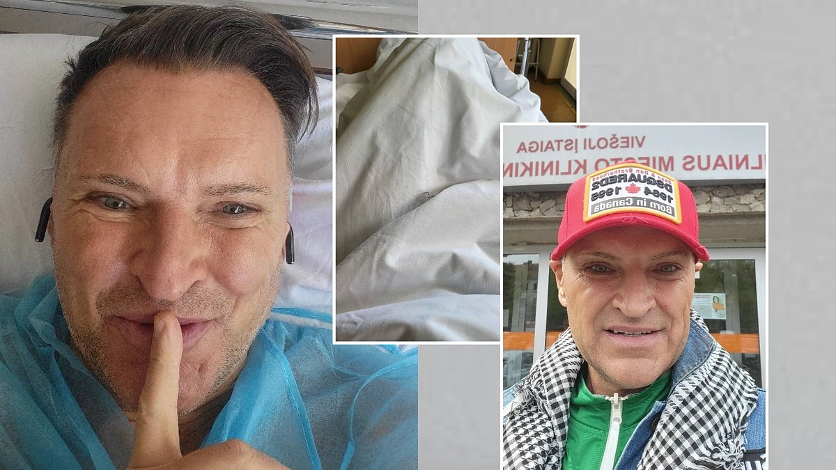 Žilvinas Grigaitis atsidūrė ligoninėje / Asmeninio albumo nuotr.