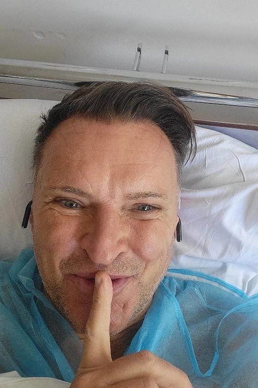 Žilvinas Grigaitis atsidūrė ligoninėje / Asmeninio albumo nuotr.