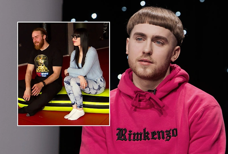 Dovydas Rimkus-Rimkenzo ir jo mylimoji Samanta / LNK nuotr.