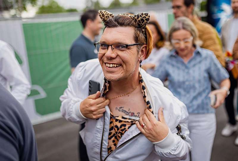 Bazelio Eurovizijos finalo žiūrovai / Skirmanto Lisausko /15min nuotr.