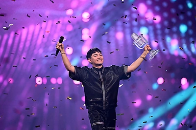 „Eurovizijos“ nugalėtojas – Austrijos atstovas JJ / AFP/„Scanpix“ nuotr.
