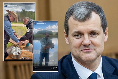 Premjero Gintauto Palucko savaitgalis – žvejyba su Tautvydu Barščiu ir Ričardu Malinausku