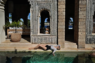 „Kelionė man yra brangiau už bet kokį papuošalą“, – prisipažįsta Vilma, iš vyro gimtadienio proga dovanų gavusi kelionę su bičiule fotomenininke / Asmeninio albumo nuotrauka