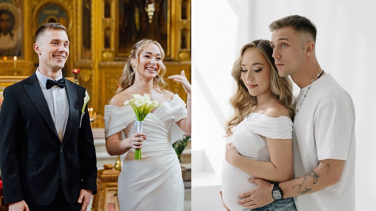 Nikita Vaitkevičius su žmona Anastasija / BNS ir asmeninio albumo nuotr.