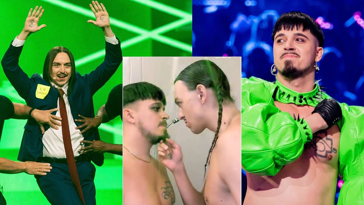 Tommy Cash ir Käärijä / BNS ir stopkadro nuotr.