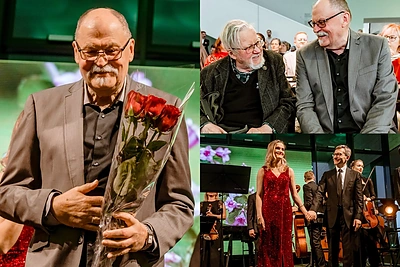 Algirdui Martinaičiui – 75-eri: iškilmingoje jubiliejaus šventėje – ir Vytautas Landsbergis