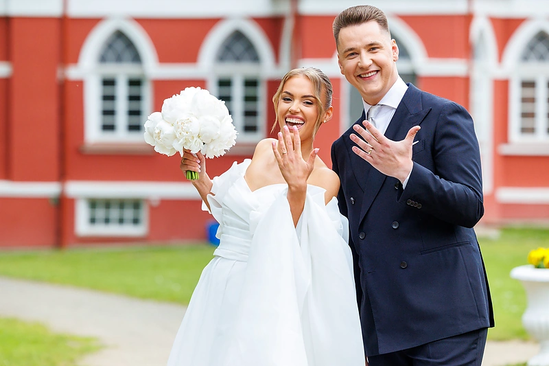 Nerijaus Liuberto ir Ievos Bekeraitytės vestuvės / Eriko Ovčarenko / BNS nuotr.