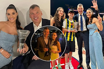 Šarūnui Jasikevičiui išplėšus istorinę pergalę – artimųjų ašaros: žmona parodė šventės kadrus