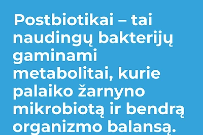 Kas yra postbiotikai ir kodėl jie svarbūs? / „Acorus Balance“ nuotr.
