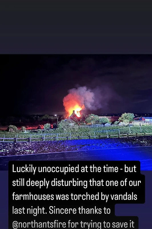 Gaisras princesės Dianos namuose / Soc. tinklų nuotr.