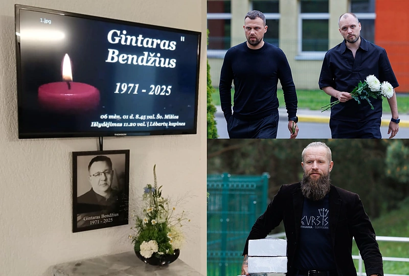 Atsisveikinimas su Gintaru Bendžiumi