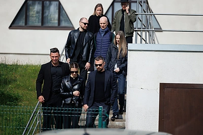 Atsisveikinimas su Gintaru Bendžium / Eriko Ovčarenko / BNS nuotr.