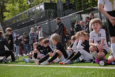 „Daugiau nei gimtadienis“ labdaringos futbolo šventės akimirka / Dominyko Kazlovo nuotr.