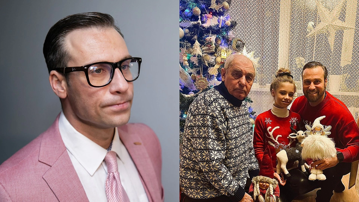 Andrius Kandelis su tėčiu / Luko Balandžio ir soc. tinklų nuotr.