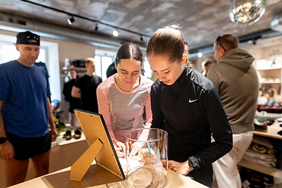 Audriaus Bružo parduotuvės gimtadienio akimirka / Tauro Gūdmanto nuotr.