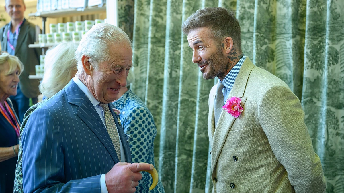 Karalius Karolis III ir Davidas Beckhamas / Vida Press nuotr.