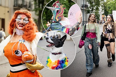 „Baltic Pride“ eitynės užtvindė Vilniaus centrą: tarp tūkstančių dalyvių – ir „Nemo“