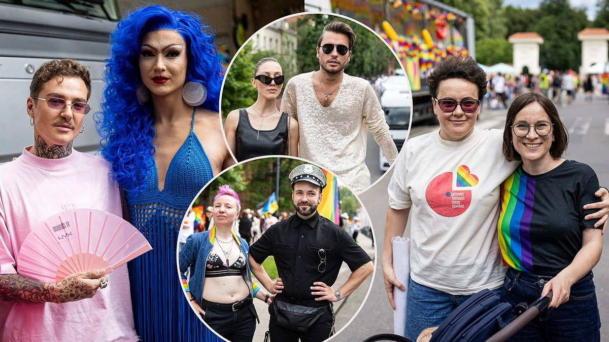 Žinomi žmonės „Baltic pride“ eitynėse / Pauliaus Peleckio / BNS nuotr.