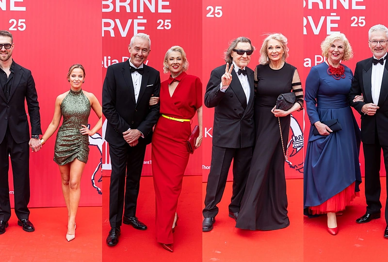 Kino apdovanojimų „Sidabrinė Gervė 2025“ svečiai / Gretos Skaraitienės / BNS nuotr.