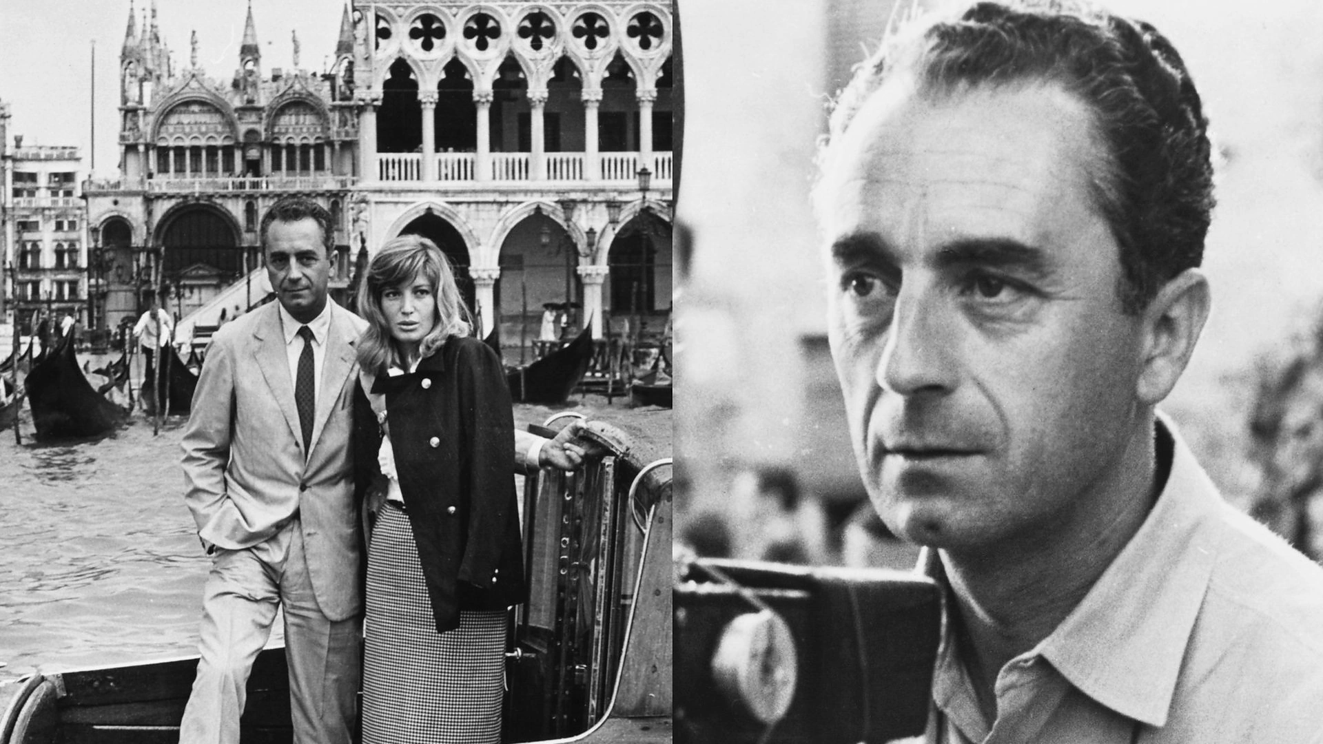 Michelangelo Antonioni ir Monica Vitti / Getty nuotraukos