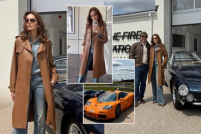 Legendinėje vietoje apsilankiusi Asta Manchester kaustė žvilgsnius: pozavo prabangių automobilių fone