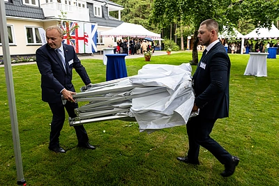 Didžiosios Britanijos Karaliaus gimtadienio šventė Jungtinės Karalystės ambasadorės rezidencijoje / Pauliaus Peleckio / BNS nuotr.