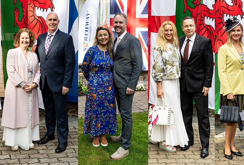 Didžiosios Britanijos Karaliaus gimtadienio šventė Jungtinės Karalystės ambasadorės rezidencijoje / Pauliaus Peleckio / BNS nuotr.