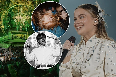 Gabrielė Vilkickytė pakvietė į šviesų pasaką Kalnų parke: lietus, skambutis močiutei Elenai ir Sakalas