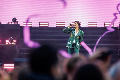 Roko Yan koncertas Dainų slėnyje Kaune / Eriko Ovčarenko / BNS nuotr.