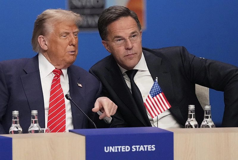 Donaldas Trumpas, Markas Rutte / AP/„Scanpix“