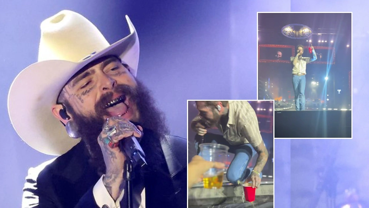 Post Malone / Vida press nuotr. ir stop kadras